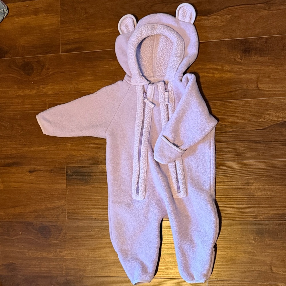L.L.Bean infant fleece snow outfit